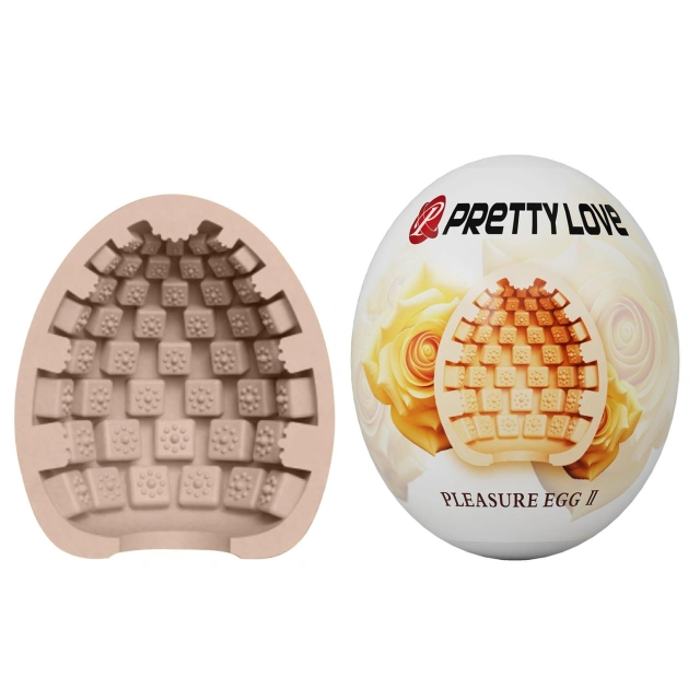 Masturbator TPR / ABS Pleasure Egg II Pretty Love | 100% ORYGINAŁ| DYSKRETNA PRZESYŁKA
